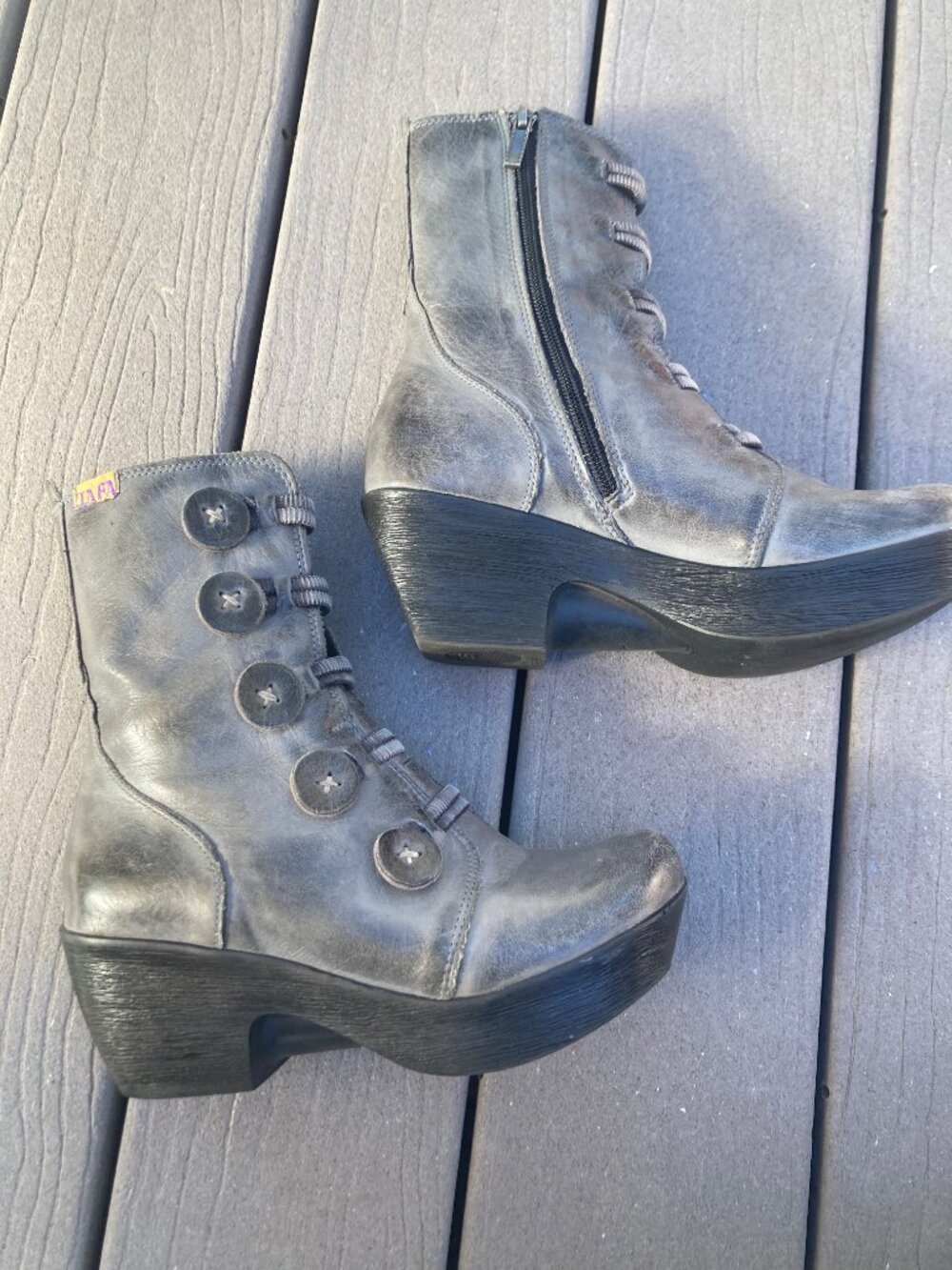 Amazing Jafa Button Boots Size 37 - Picture 2 of 8